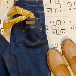 Vintage Gitano Dark Blue Straight Leg Jeans